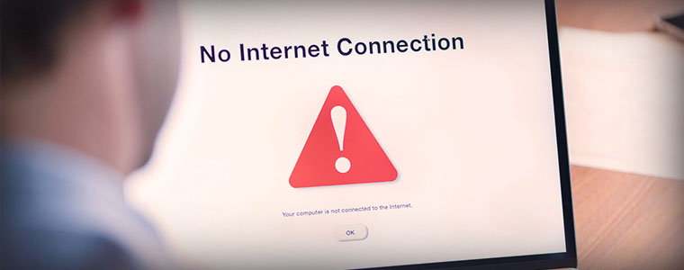 Computer rød warning meddelse