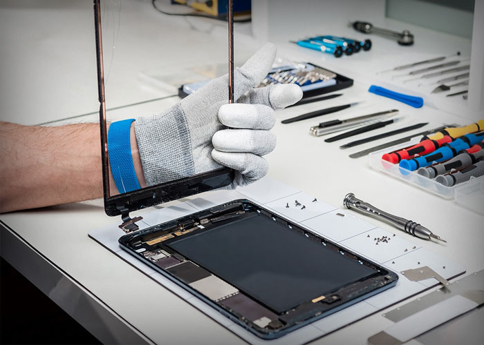 iPad skærm reparation