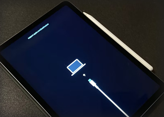 iPad i gang med gendannelse