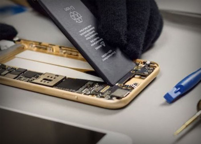 Udskiftning af iPhone batteri