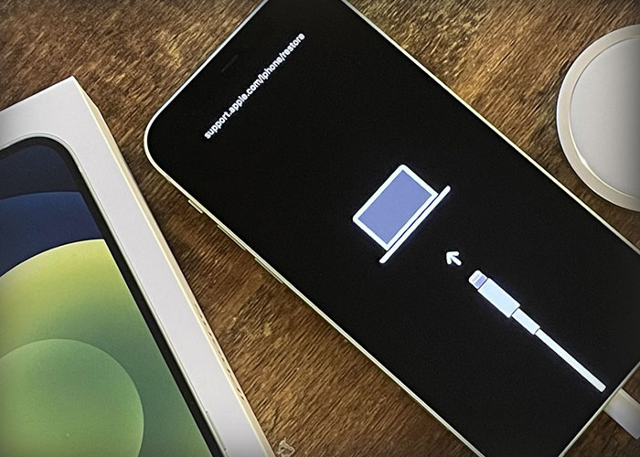 iPhone i gang med gendannelse