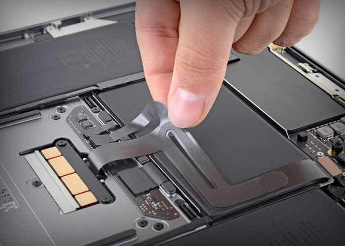 Udskiftning af Mac trackpad
